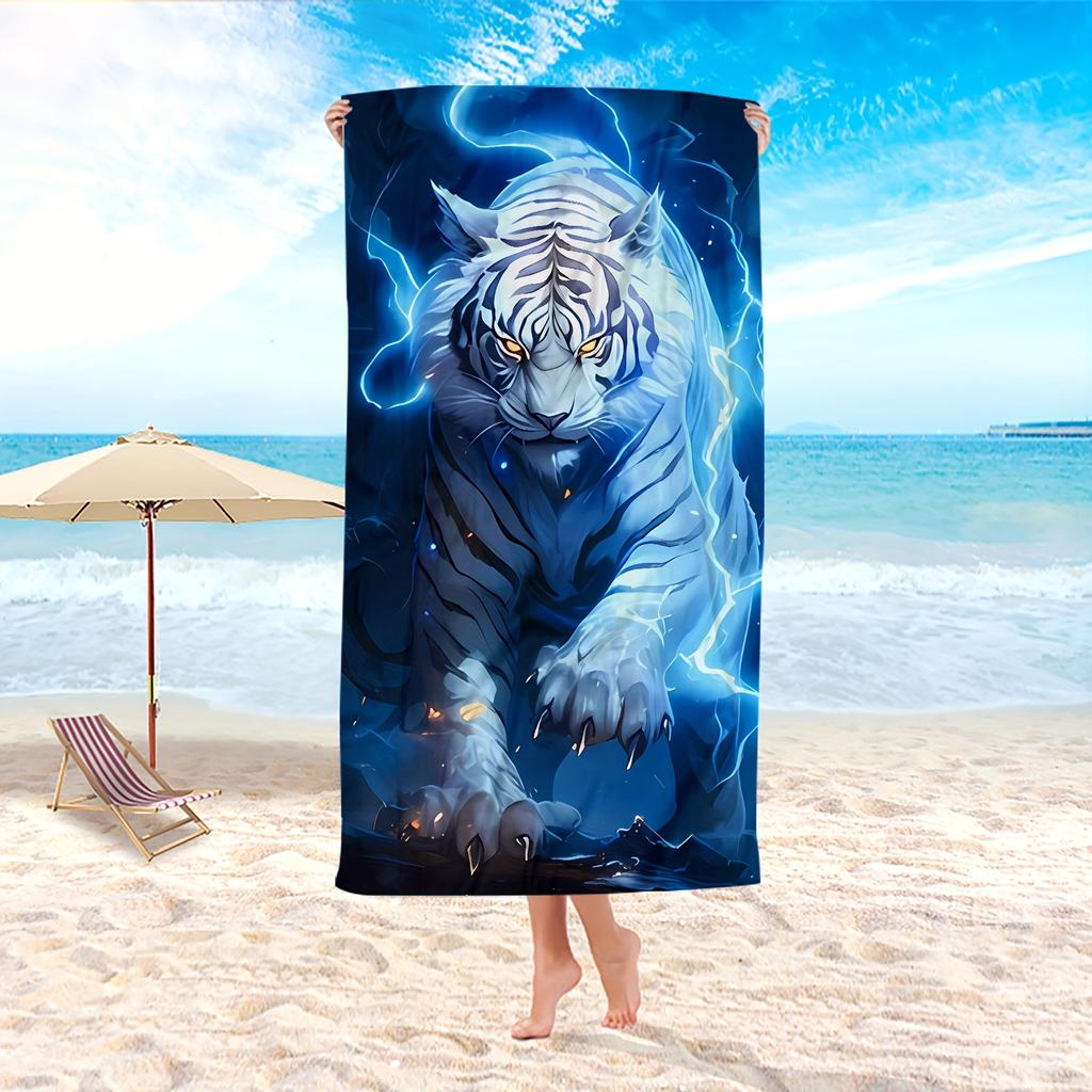Strandtücher mit tollen Aufdrucken, Weiche Handtücher geeignet für Reisen, Schwimmbäder, Urlaube und Strandtage.