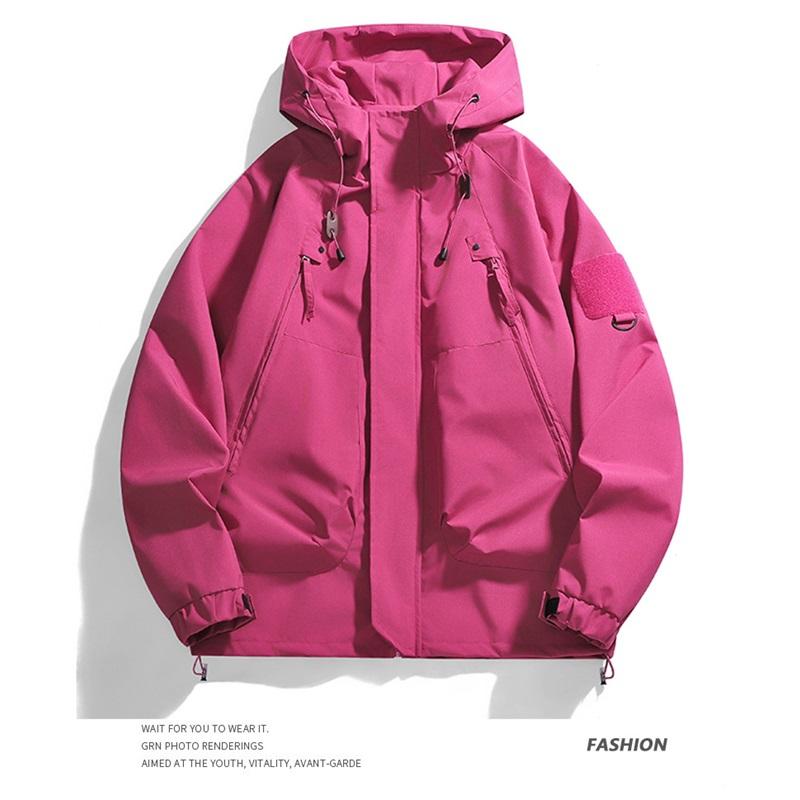 Hooded Jacket For Men Women Outdoor Hiking Camping Coat