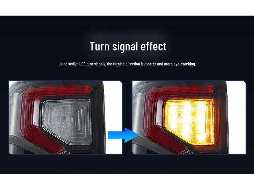 2022+ Ford Everest/Ranger LED Streamer Turn Signal Taillight Assembly