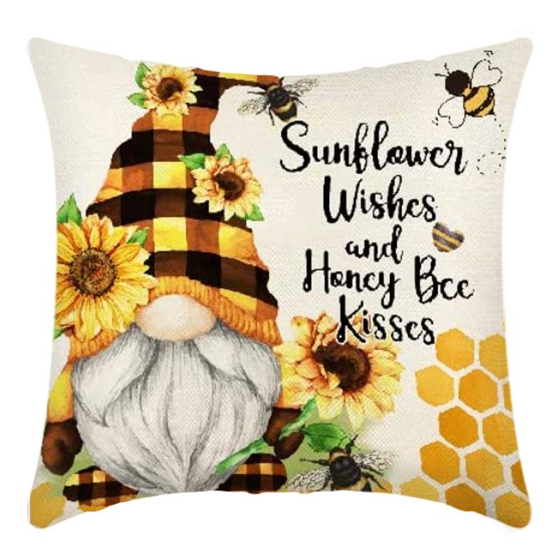 

Модная наволочка с узором из желтых подсолнухов Удобная наволочка 45*45cm