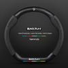 Baojun Steering Wheel Cover: Fits 730/510/560/310/530/E200/Kiwi, Genuine Leather, Suede & Carbon Fiber.