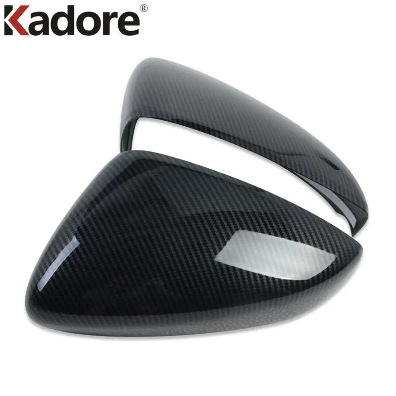 For Mazda 3 Axela BP - 2024 2025 Carbon Fiber Car Rearview Mirror Cover Trim Side Wing Mirror Cap Overlay Accessories