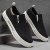 New fashion breathable men's canvas shoes comfortable and non slip men's single shoes