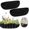 24/30/36 inch Felt Trough Planter Liners Non-Woven Planter Liner Hanging Basket Liners Replacement Liners for Garden (3pcs)