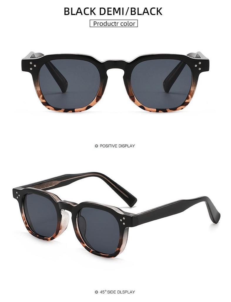 Classic Retro Square Frame High-End Sunglasses: Unisex Fashion