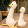 Big White Goose Throw Pillow Plush Toy Doll Girl Bed Holding Sleeping Child Baby Soothing Doll