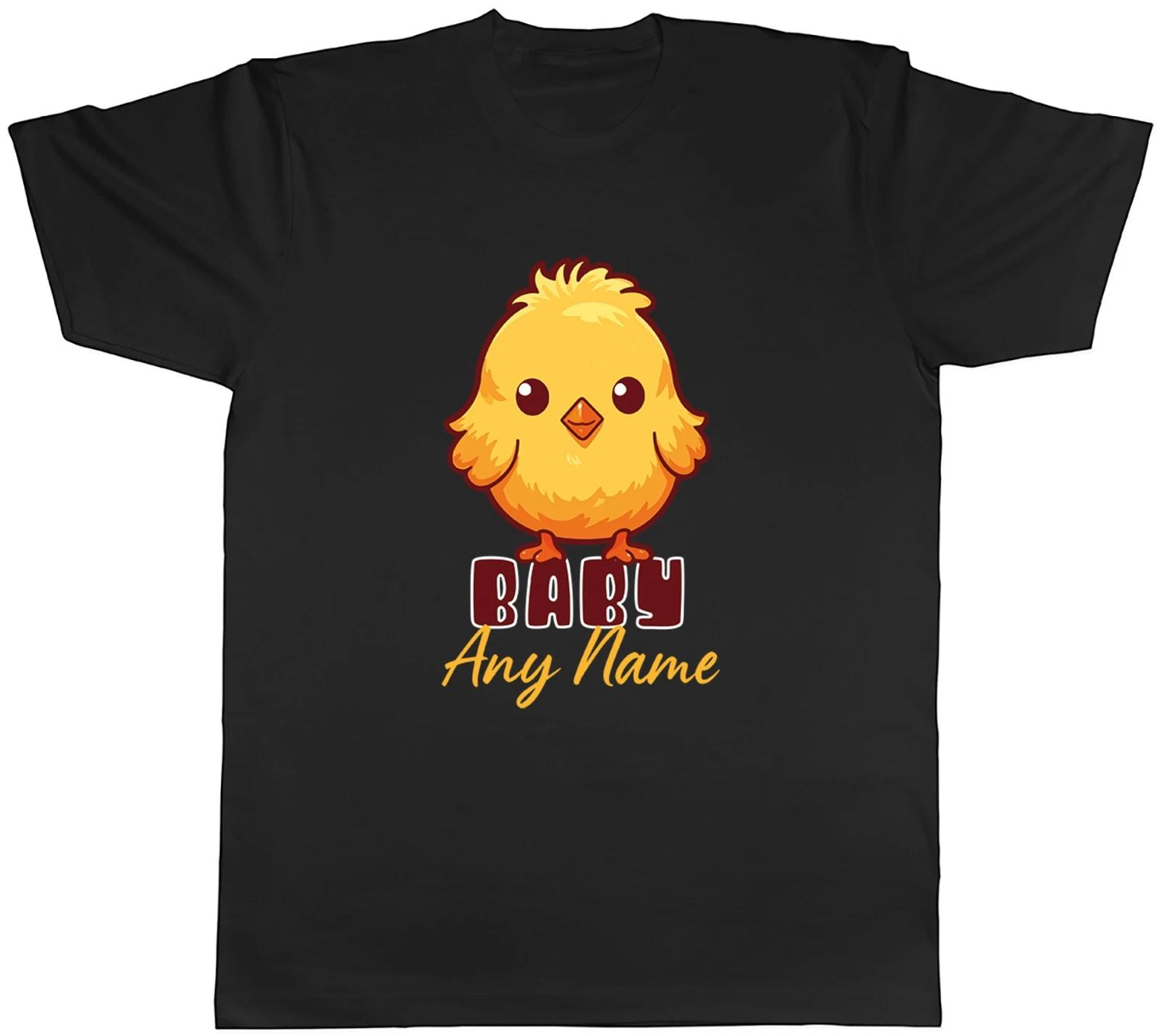 Personalised Any Name Baby Chicken Chick Mens T-Shirt Tee Gift Top XXXL