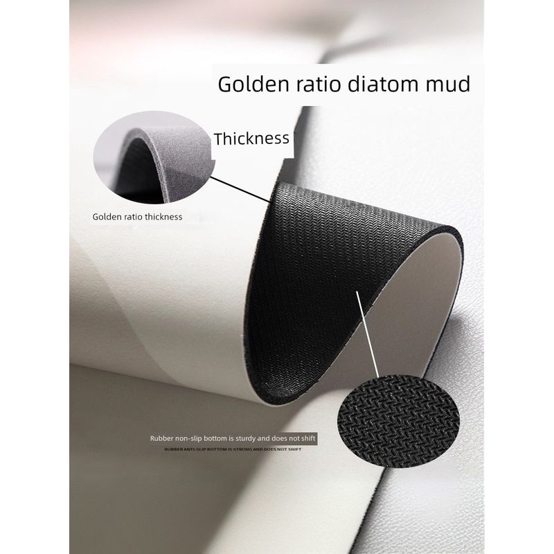 Car Floor Mats, Universal Water-Absorbent and Non-Slip Foot Mats for the Car, Simple and Easy to Clean, Car Mats for the Driver's Seat