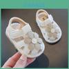 Baby Girl Summer Sandals Pu Non Slip Soft Sole For Toddler Walks