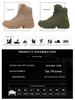 2026 Men's High-Top Outdoor Plus Velvet Warm Mountaineering Hiking Shoes