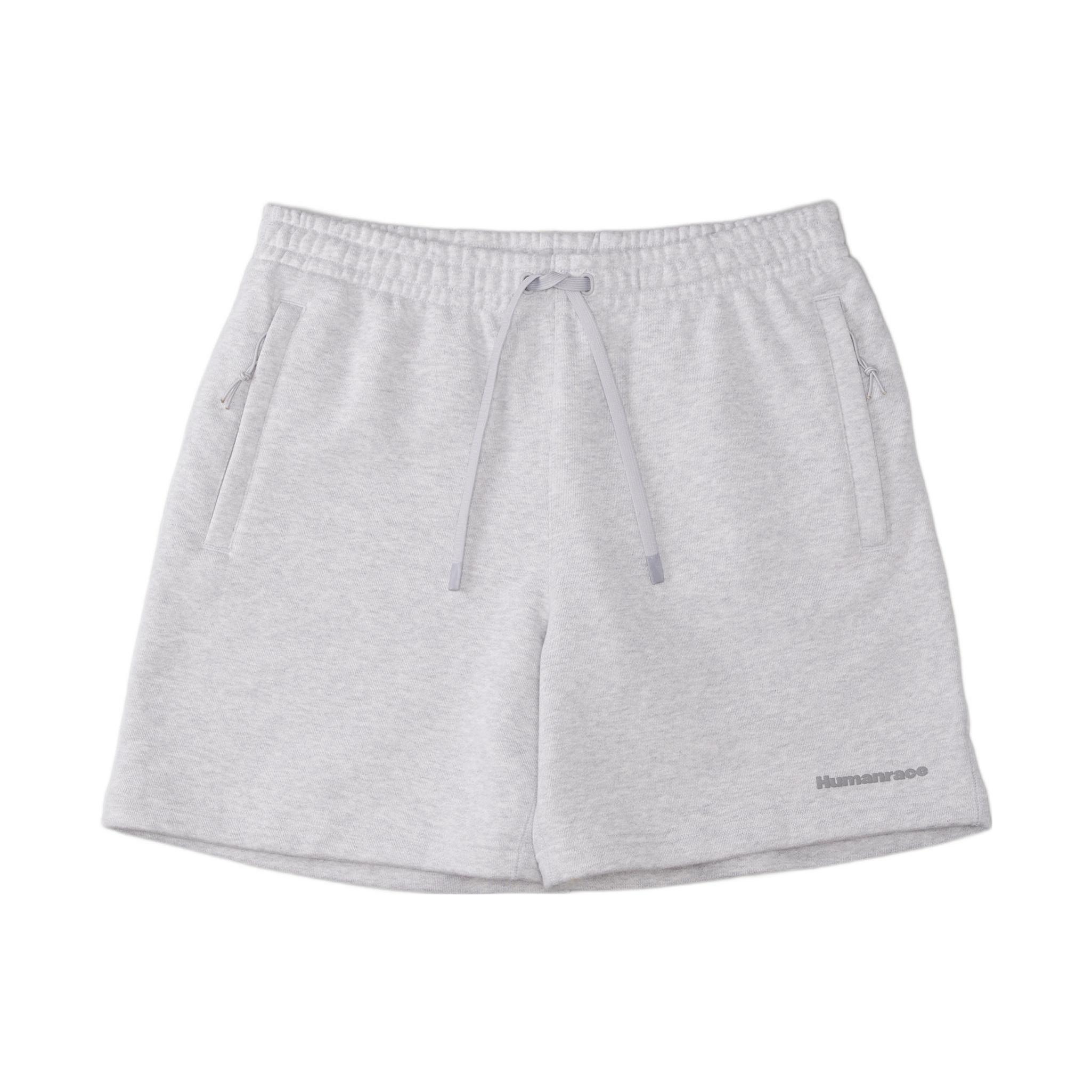 adidas x Pharrell Humanrace Small Logo Shorts Light Grey Men s HJ7062 XL
