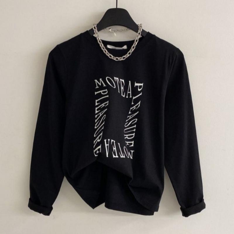 Honey J GadalT LeTTering Long Sleeve T shirT