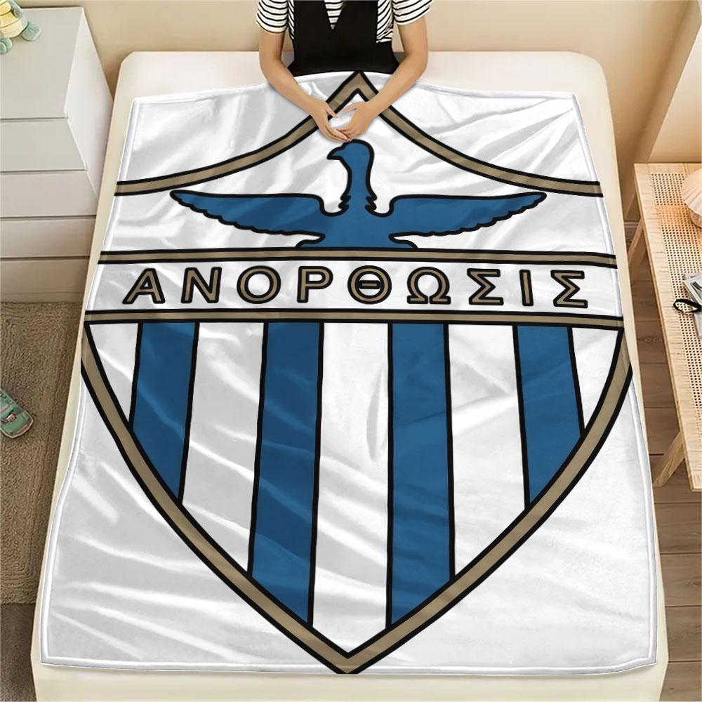 Anorthosis Famagusta FC FlAannel Blanket, High quality Comfortable for All Seasons, Home Decor, Warmth and Comfort