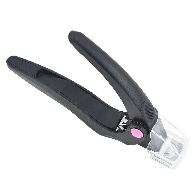 U-Shaped French Cut Nail Scissors - Multifunctional Manicure Tool for False Nails