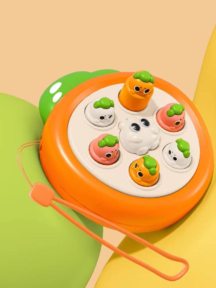 Little Duck Handheld Whack-a-Mole Toy: Cute, Educational Press-and-Play for Toddler-Parent Fun