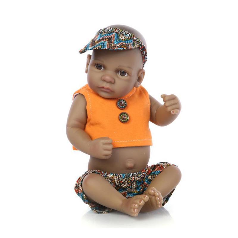 

27 см милая супер мягкая мини силиконовая кукла-имитатор детская игрушка для просвещения детский помощник для сна Boy