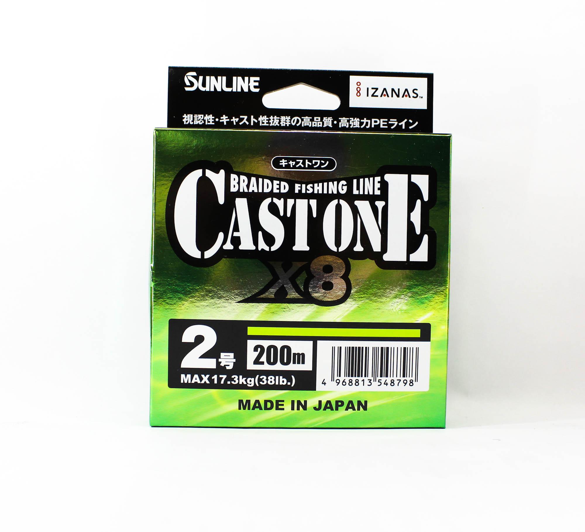 

Sunline P.E Line X8 Cast One HG 200M P.E 2 35lb Light Green (8798) светло-зеленый