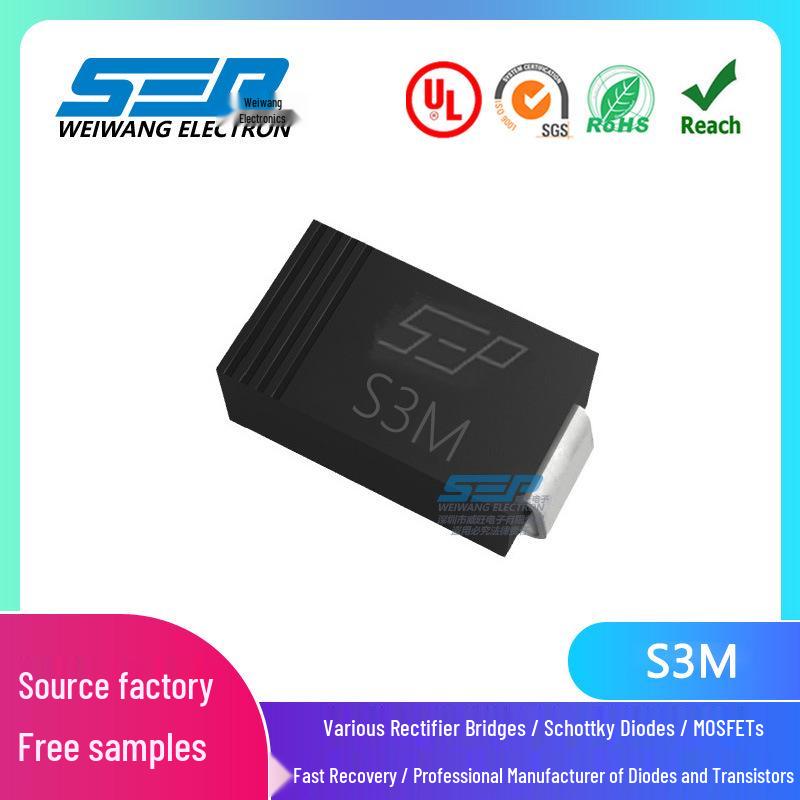 

SEP Original S3M SMB 3A 1000V Rectifier Diode