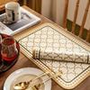 Retro-Leder-Platzset