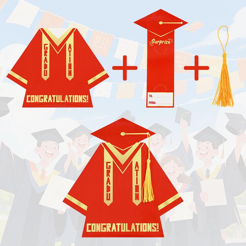 

Graduation Season Card Blessing Message Combination Set Handwritten With Envelope Graduation Greeting Card