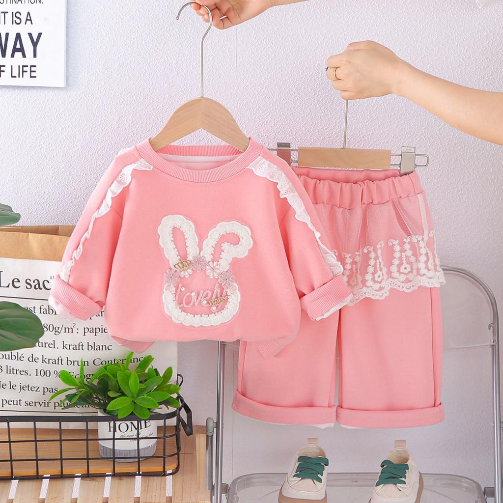 Παιδικό Καθημερινό Σετ Μακρυμάνικης Μπλούζας και Παντελονιού, Άνετα Καθημερινά Ρούχα