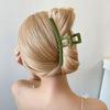 Versatile Korean Oversized Square Arc Hairpin Shark Clip