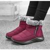 Mode Winter Outdoor Dickes Samt und Samt Damen Schuhe, Warme Schneestiefel und Leichte Langärmelige Baumwollstiefel für Damen