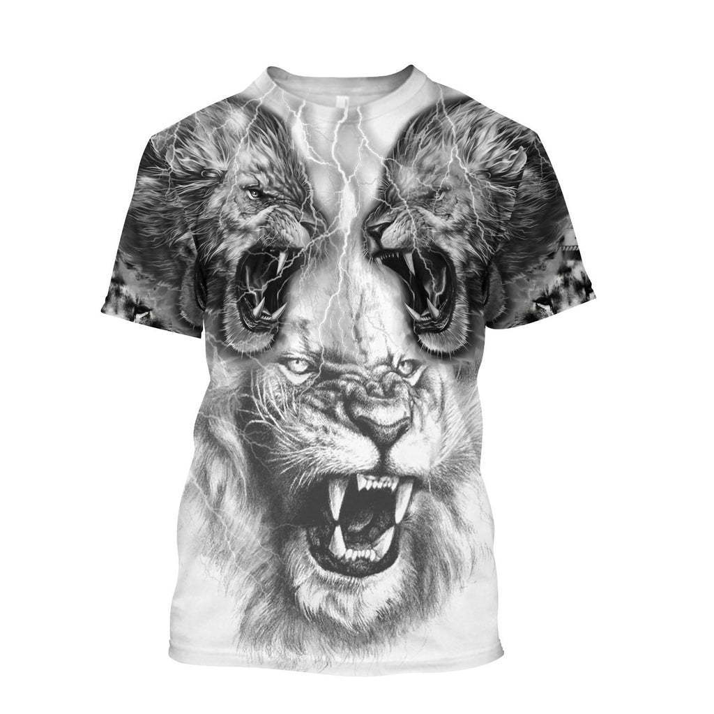 New Round Neck T-Shirt 3d Dragon Print Men's Cool Polyester Chinese Style Short Sleeved Fashionable Holiday Versatile Top