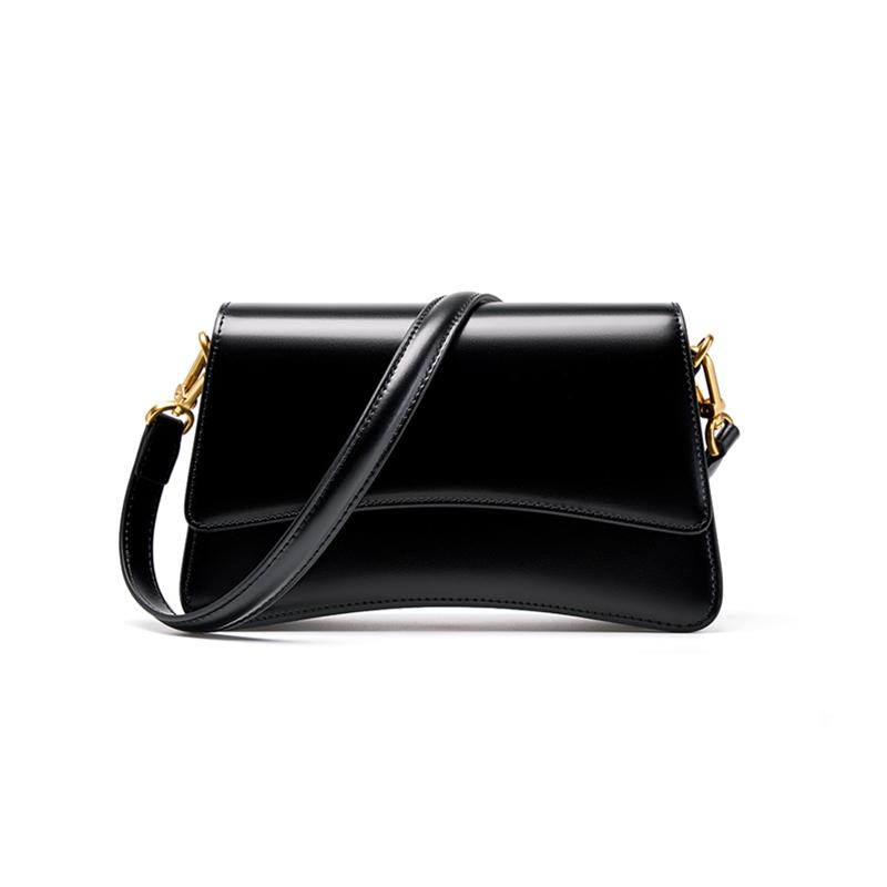 Hifashion Elegant Genuine Leather Underarm Shoulder Bags For Women Luxury Designer Saddle Crossbody Bags Female Fashion Handbags