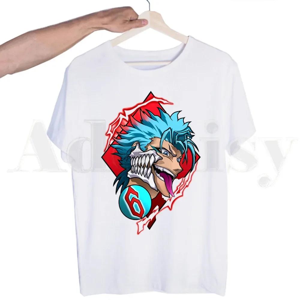 BLEACH Japanese Anime Unisexga Ichigo Kuchiki Byakuya Tshirts  Unisex Fashion Summer T-shirts Tshirt Top Tees Streetwear Harajuku Funny Shirt