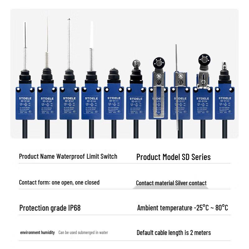 Interruptor de Limite à Prova d'Água RSRDDY SD-8104 IP68