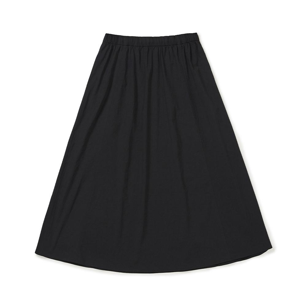 [Snowpeak] Cooling Root Flare Long Skirt Black (S25MWRSK61)