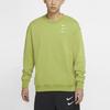 Nike Sweatshirts Men's Pear Green Crew Neck Moderate Regular DB9408-310
