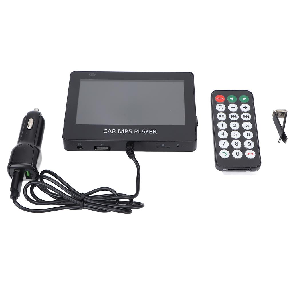 4,3-Zoll Drahtloser Auto-MP5-Player Bluetooth 5.0 Multifunktionaler Auto-Multimedia-Player für Autos