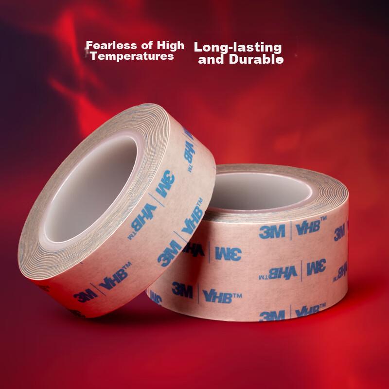 3M Double-Sided Tape, Strong Adhesive, Waterproof, for Office Use/ETC, Student Stationery, Crafts And More, 6604-GP, Bagged, 85MM*54MM/2 Pieces