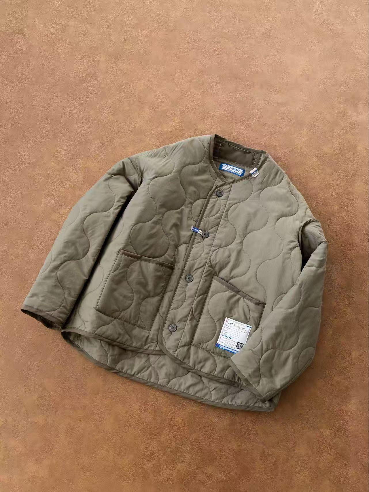 

Легкая хлопковая куртка Yohji Yamamoto без воротника для улицы 44