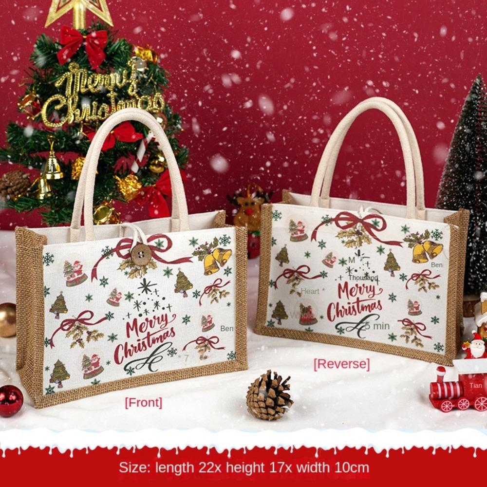 Sac de bomboane de nuntă de mare capacitate, cutie de bomboane cu desene animate, portabil, sac de cadouri de Crăciun, petrecere de nuntă