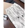 Tie-dye drape texture wide-leg pants men's and women's thin wide-leg loose lazy style versatile casual straight-leg trousers
