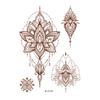 Waterproof Tattoo Stickers Middle Eastern Lace Temporary Tattoos for Women Adults Adhesive Body Art Stickers