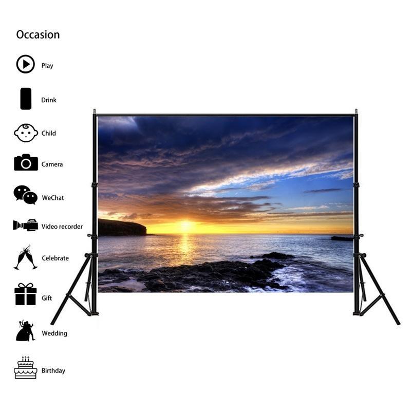 Beach Seaside Scenery Series Background Cloth for Summer Parties,Events,Photo Shoot Backdrop,Beach Theme Decor,Weddings