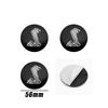 4PCS 56mm Car Wheel Hub Center Caps Sticker Emblem Decal For Ford Focus 2 3 MK3 MK4 ST Fiesta Kuga Explorer Mondeo Auto Styling