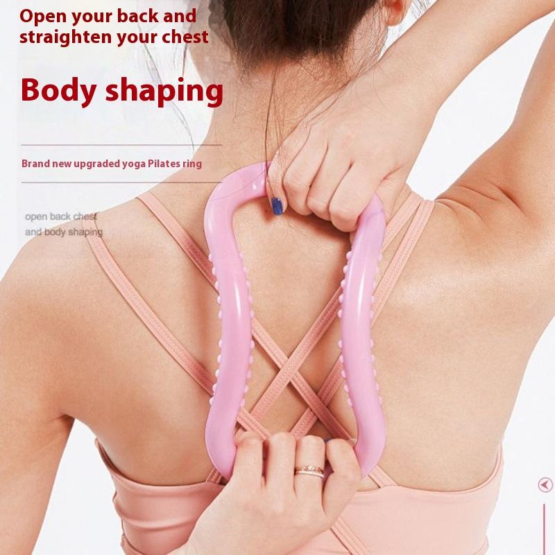 Jóga Circle Pilates Stretch Ring Domů Ženy Fitness Vybavení Masáž fascií Tělo Cvičení Cvičení Nástroj na podporu odporu