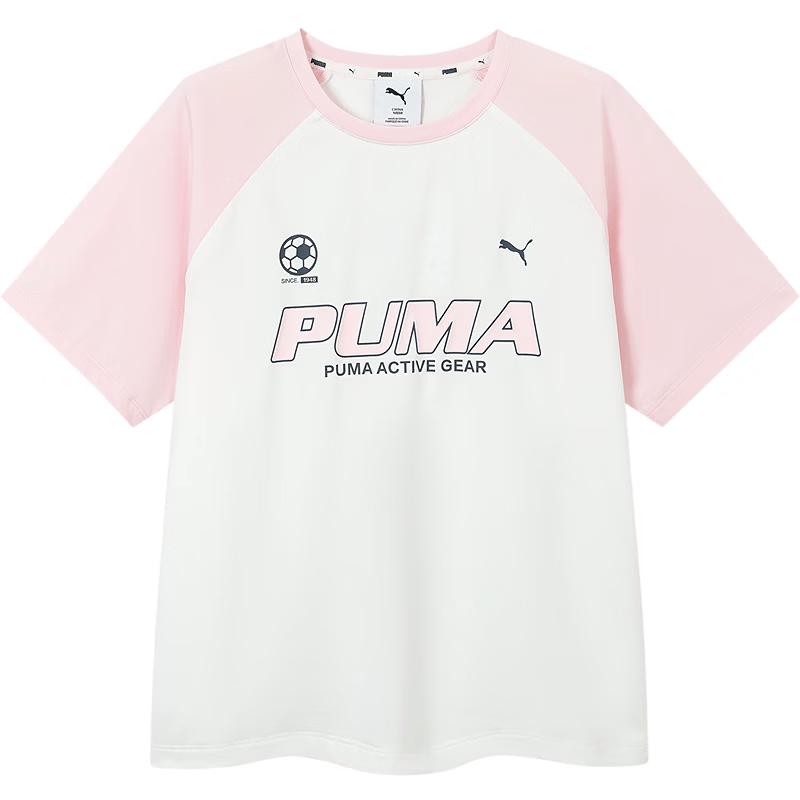 PUMA Kids' 2026 Summer Spliced Short Sleeve T-Shirt