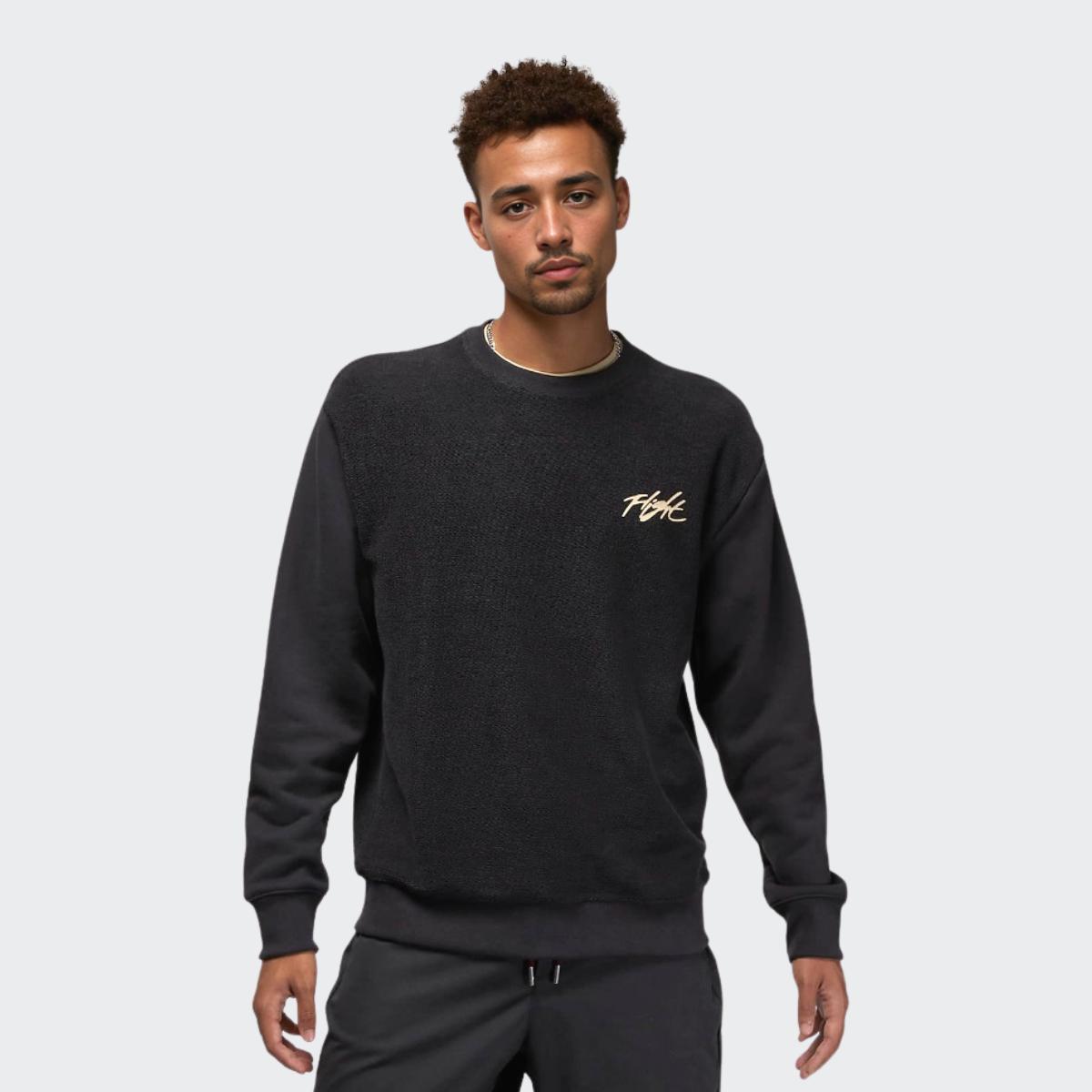 Пуловер с круглым вырезом Jordan Flight с буквенным принтом — фото 3