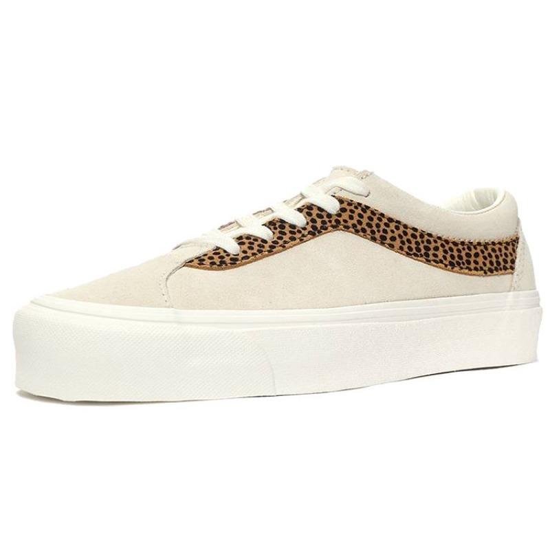 Vans Bold NI PU Low Top Sneakers Womens Beige VN0A3WLPV8F