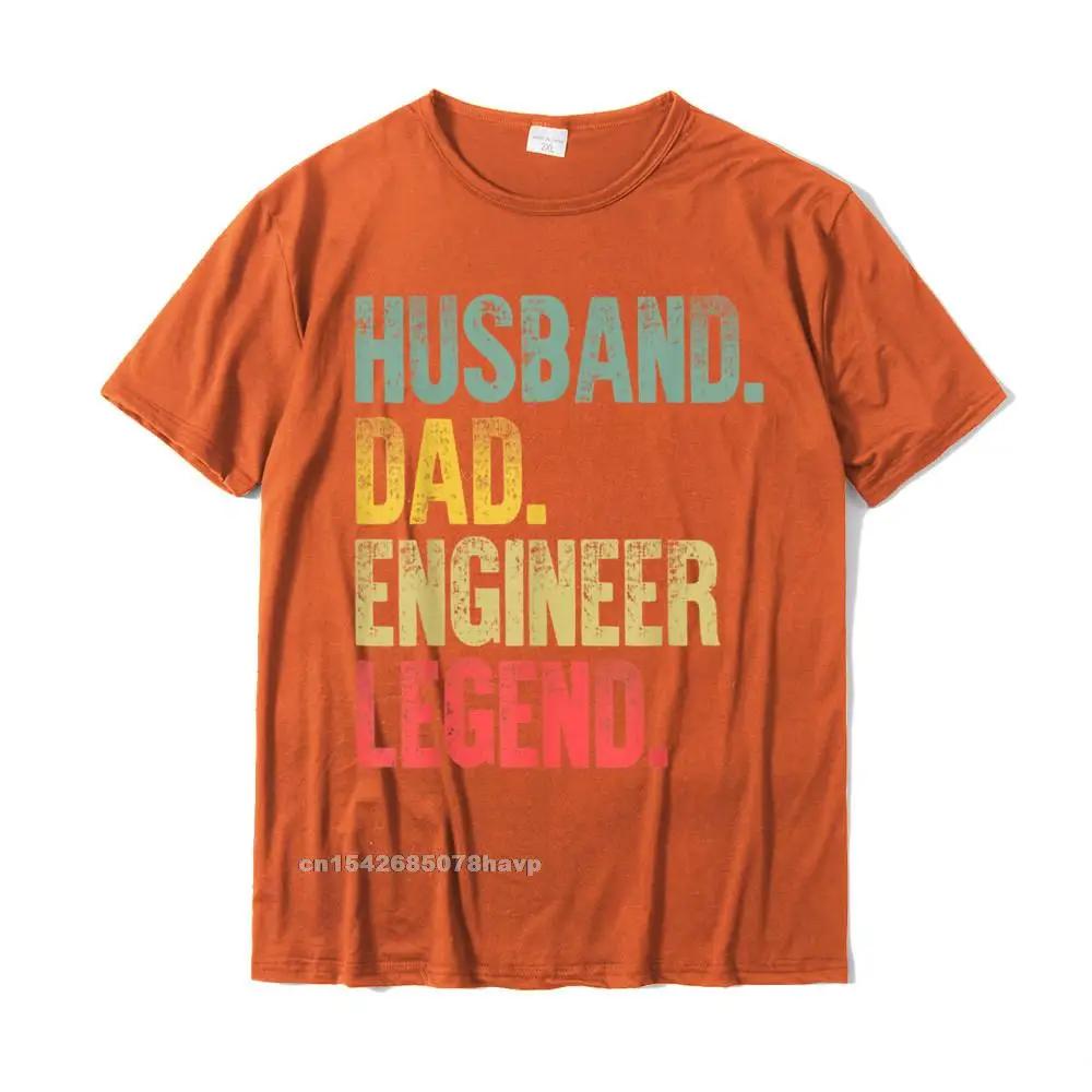 Mens Funny Vintage Shirt Husband Dad Engineer Retro T-Shirt Top T-Shirts Comfortable Oversized Men Tees Comfortable