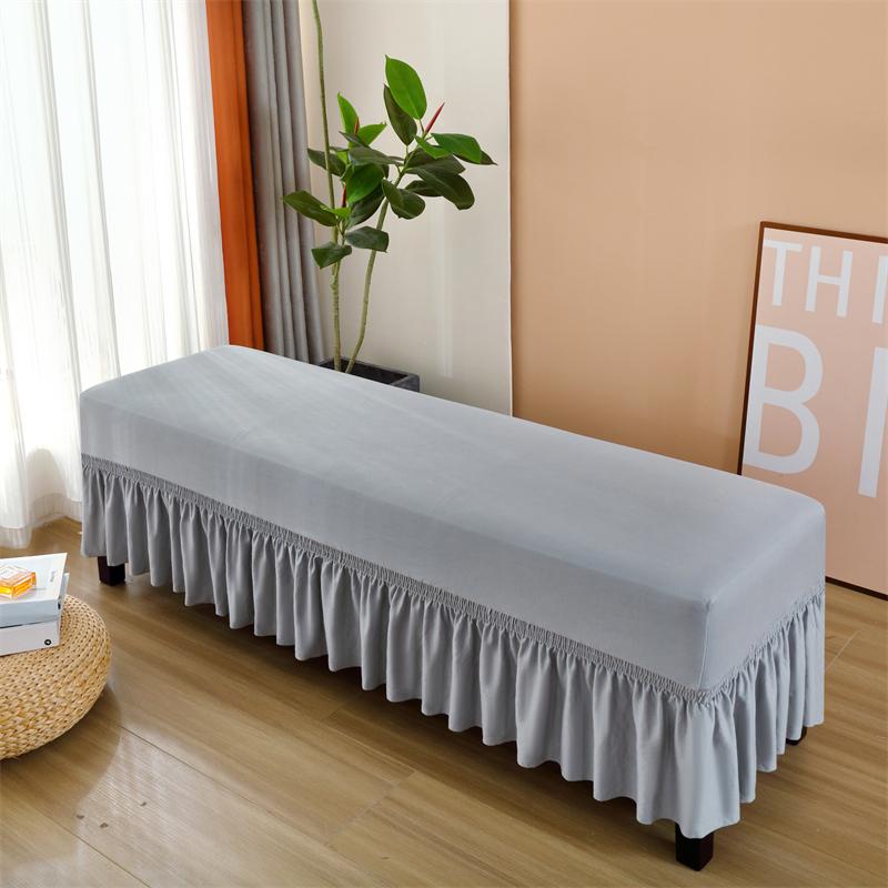 1Pcs Print Piano Bench Cushion Cover Rectangle Stool Covers for Living Room Bedroom