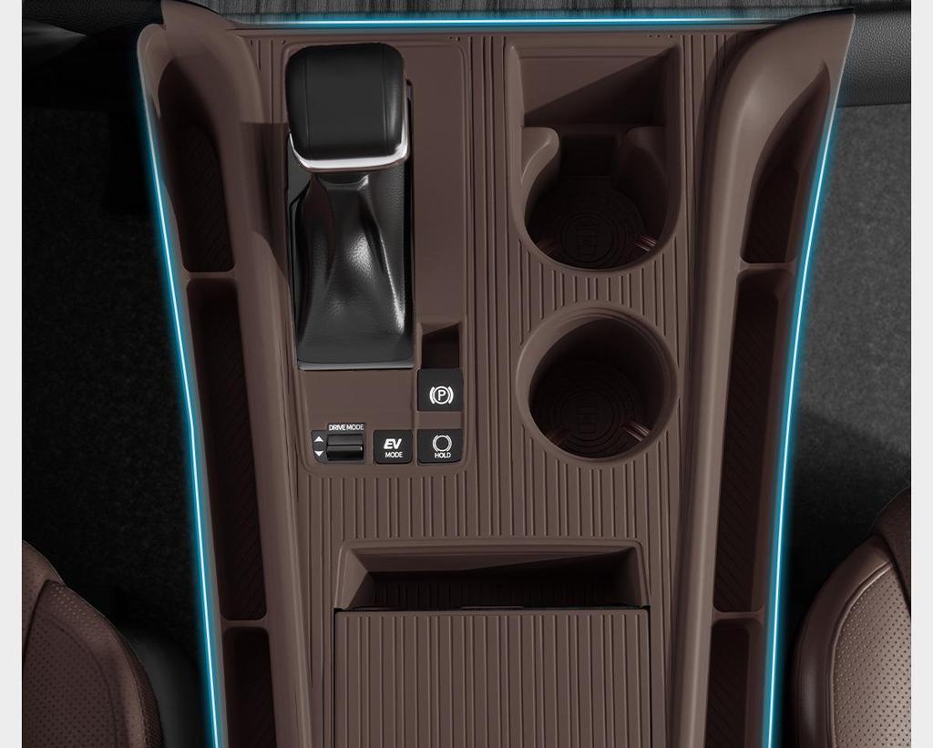 25-Model Sienna Silicone Anti-Slip Center Console Panel Pad