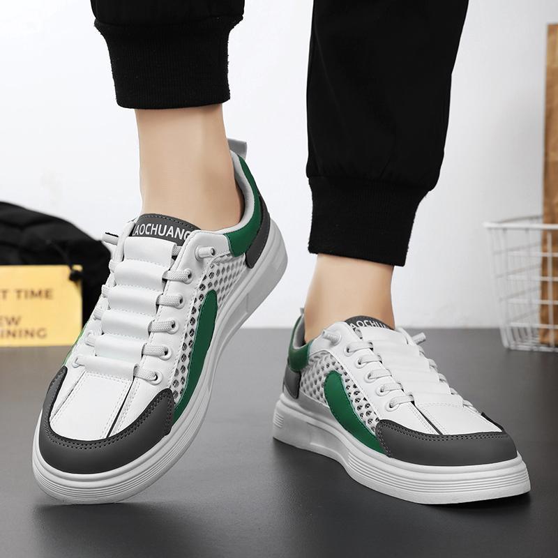 Popular Summer Breathable Mesh Trendy Shoes Casual Board Shoes Men