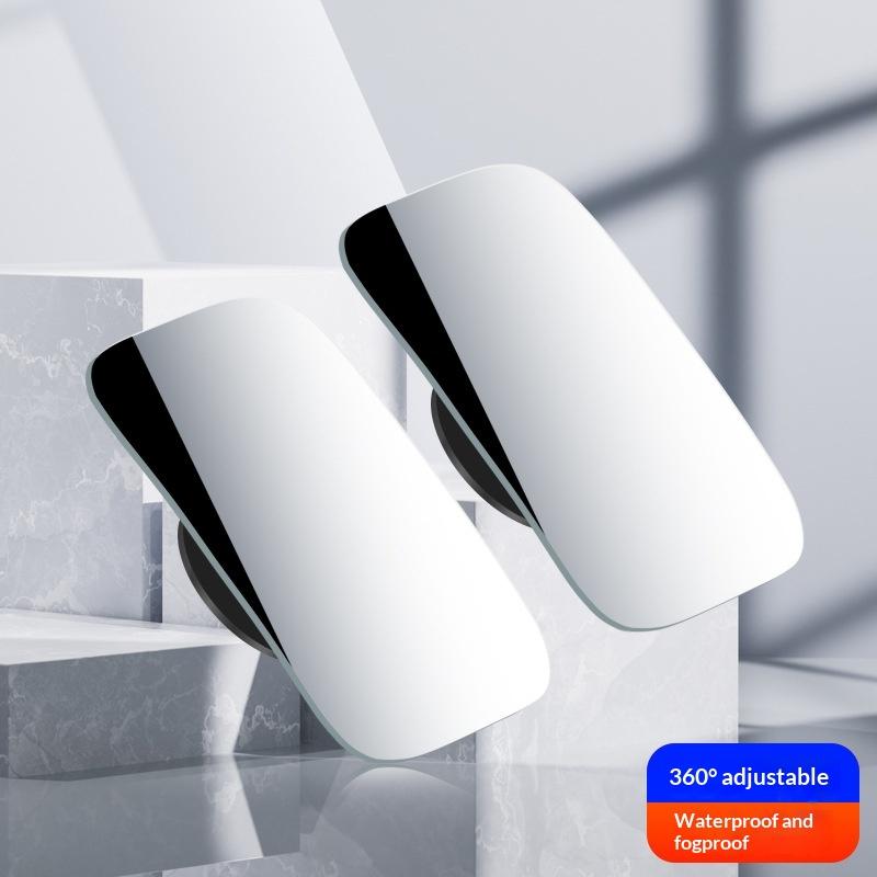 Wide-angle Blind Spot Mirrors 2pcs Universal Glass Fit for Optimum Driving Safety Square